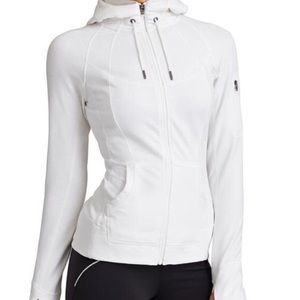 BLACK FRI PRICE DROP Athleta white zip up hoodie